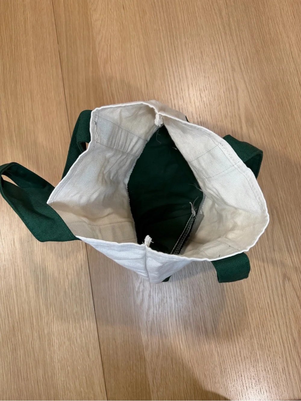 Trader Joe’s Mini Canvas Tote Bag – Green